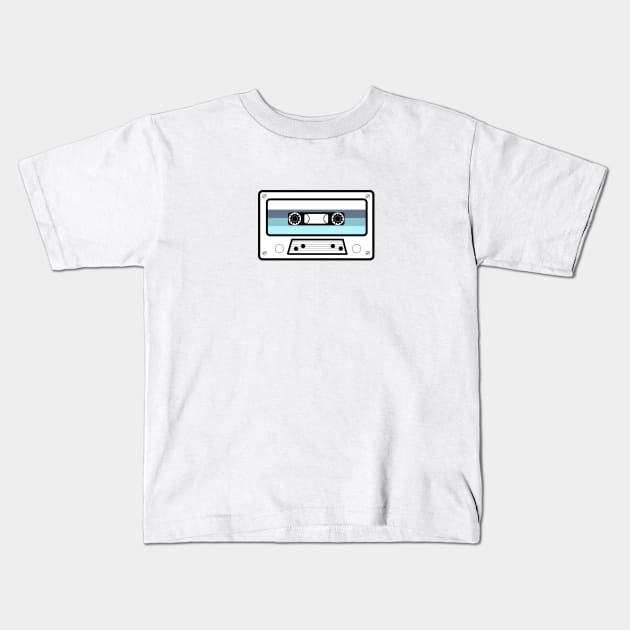 Casette Tape Kids T-Shirt by Aestheticartsrm